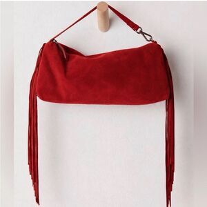 Free People Finn Fridge Suede Bag